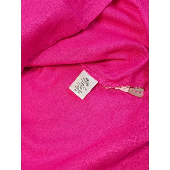 Dana Buckman Lined Long Sleeve Linen Mini Dress, XSmall - Picture 8 of 8